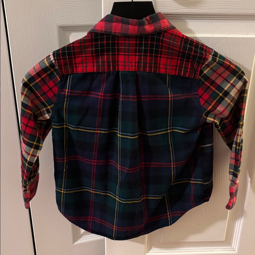 Ralph Lauren Kids Colorful Plaid Button-Down Shirt 4T - Picture 2 of 4
